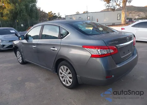 2015 Nissan Sentra S from USA, damaged, VIN 3N1AB7AP2FY320795